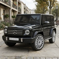 Детский электромобиль джип M 5028EBLRS-2 черный Mercedes в автопокраске