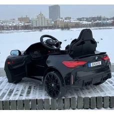 Детский электромобиль BMW M 5096EBLR-2 черный светятся фары фото 21