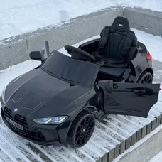 Детский электромобиль BMW M 5096EBLR-2 черный светятся фары фото 37