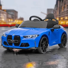 Детский электромобиль BMW M 5096EBLR-4 синий светятся фары фото 21