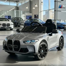 Детский электромобиль BMW M 5096EBLRS-11 серый в автопокраске