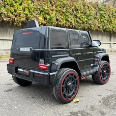 Двухместный детский электромобиль M 6404EBLR-2(24V) черный Mercedes с EVA колесами фото 21