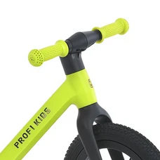 Детский беговел 12 д. Prof1 Kids MBB 1046-12-2 салатовый с резиновыми колесами фото 14