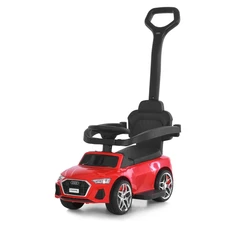 Детская каталка - толокар M 6254EL-3 красная Audi с родительской ручкой