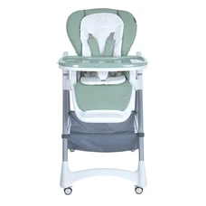 Стульчик для кормления El Camino Steady ME 1177 Storm Gray серый с матрасиком фото 14