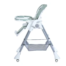 Стульчик для кормления El Camino Steady ME 1177 Storm Gray серый с матрасиком фото 21