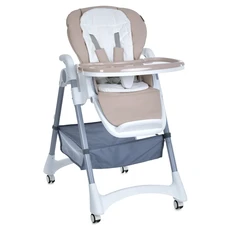Стульчик для кормления El Camino Steady ME 1177 Cream Beige бежевый с матрасиком