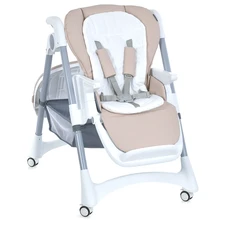 Стульчик для кормления El Camino Steady ME 1177 Cream Beige бежевый с матрасиком фото 41