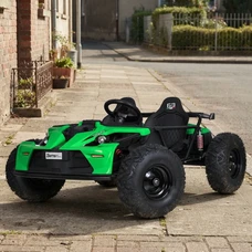 Двухместный детский багги M 5797A-5(48V) зеленый с мотором 800W