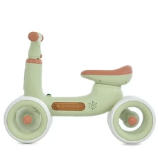 Детский беговел 10 д. Prof1 Kids MBB 1053-2 зеленый четырехколесный фото 63