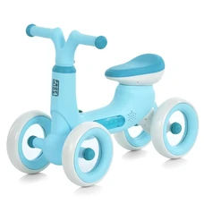 Детский беговел 10 д. Prof1 Kids MBB 1053-3 голубой четырехколесный