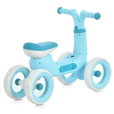 Детский беговел 10 д. Prof1 Kids MBB 1053-3 голубой четырехколесный фото 54