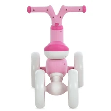 Детский беговел 10 д. Prof1 Kids MBB 1053-4 розовый четырехколесный фото 37
