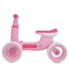 Детский беговел 10 д. Prof1 Kids MBB 1053-4 розовый четырехколесный фото 63