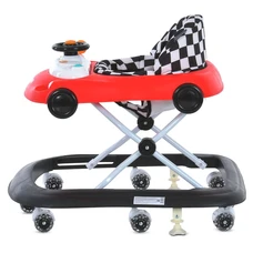 Детские ходунки El Camino Car Way ME 1216 Red-Black красно-черные с музыкой и подсветкой фото 21