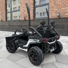Двухместный детский электромобиль M 6481EBLR-1(24V) багги белый фото 16