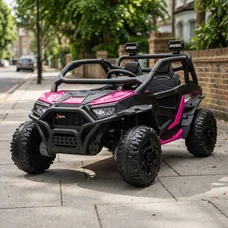 Двухместный детский электромобиль M 6481EBLR-8(24V) багги розовый
