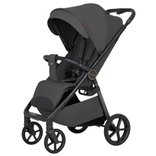 Прогулочная коляска Carrello Bravo Carbon CRL-5530 Lumber Grey серая с чехлом на ножки