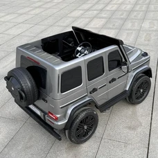 Двухместный детский электромобиль M 5880EBLR-11(24V) серый Mercedes с четырьмя моторами фото 21