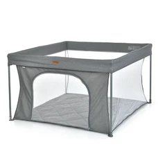Манеж El Camino Swift 4 ME 1196 Dark Gray темно-серый с мягким матрасиком