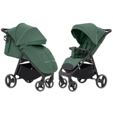 Прогулочная коляска Carrello Bravo CRL-8512 Spring Green зеленая с чехлом на ножки и подстаканником фото 21