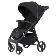 Прогулочная коляска Carrello Bravo CRL-8512 Pure Black черная с чехлом на ножки и подстаканником