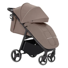 Прогулочная коляска Carrello Bravo CRL-8512 Castle Beige светло-коричневая с чехлом на ножки и подстаканником фото 14