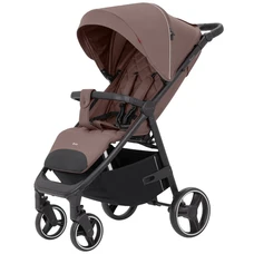 Прогулочная коляска Carrello Bravo CRL-8512 Fawn Beige коричневая с чехлом на ножки и подстаканником