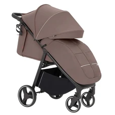Прогулочная коляска Carrello Bravo CRL-8512 Fawn Beige коричневая с чехлом на ножки и подстаканником фото 14