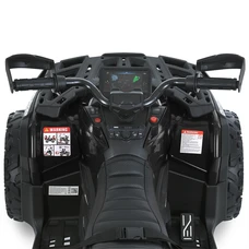 Детский квадроцикл M 6080EL-2(24V) двухместный черный с четырьмя моторами фото 86