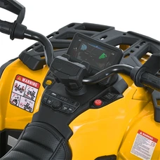 Детский квадроцикл M 6080EL-6(24V) двухместный желтый с четырьмя моторами фото 16