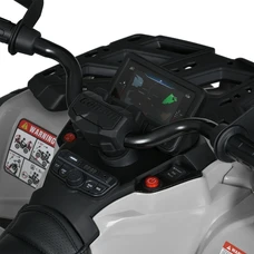 Детский квадроцикл M 6080EL-11(24V) двухместный серый с четырьмя моторами фото 11