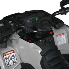 Детский квадроцикл M 6080EL-11(24V) двухместный серый с четырьмя моторами фото 31