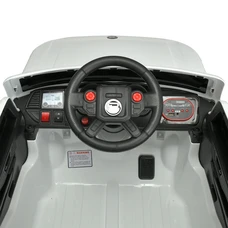 Детский электромобиль джип M 4837EBLR-1 белый Nissan с четырьмя моторами по 25W фото 86