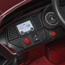 Детский электромобиль джип M 4837EBLRS-3 красный Nissan в автопокраске фото 31