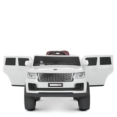 Детский электромобиль джип M 4836EBLR-1 белый Range Rover с полным приводом фото 21