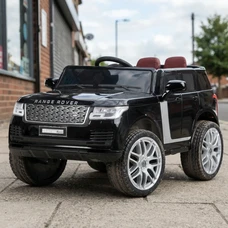 Детский электромобиль джип M 4836EBLR-2 черный Range Rover с полным приводом
