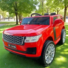 Детский электромобиль джип M 4836EBLR-3 красный Range Rover с полным приводом фото 14