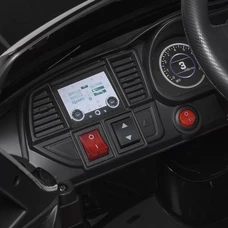 Детский электромобиль джип M 4836EBLRS-2 черный Range Rover в автопокраске фото 16