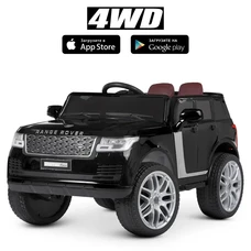 Детский электромобиль джип M 4836EBLRS-2 черный Range Rover в автопокраске фото 37