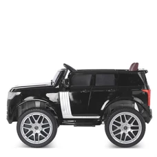 Детский электромобиль джип M 4836EBLRS-2 черный Range Rover в автопокраске фото 54