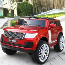 Детский электромобиль джип M 4836EBLRS-3 красный Range Rover в автопокраске фото 14