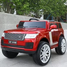 Детский электромобиль джип M 4836EBLRS-3 красный Range Rover в автопокраске фото 37