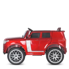 Детский электромобиль джип M 4836EBLRS-3 красный Range Rover в автопокраске фото 86