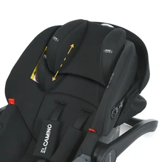 Автокресло El Camino i-Keep ME 1186 Melange Jet Black черное i-SIZE R129 рост ребенка 40-87 см фото 54