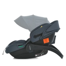 Автокресло El Camino i-Keep ME 1186 Melange Midnight Gray серое i-SIZE R129 рост ребенка 40-87 см фото 41