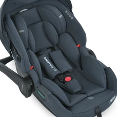 Автокресло El Camino i-Keep ME 1186 Melange Midnight Gray серое i-SIZE R129 рост ребенка 40-87 см фото 54