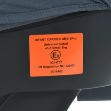 Автокресло El Camino i-Keep ME 1186 Melange Midnight Gray серое i-SIZE R129 рост ребенка 40-87 см фото 92