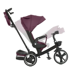 Трехколесный велосипед El Camino Vector ME 1162-1 Purple фиолетовый с ручкой фото 41