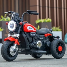 Детский мотоцикл Bambi M 6526ER-3 красный трехколесный фото 14